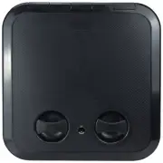 Access Hatch Caravan Boat Hatch with Lock Black 380 x 380 EUROPA MADE IN ITALY