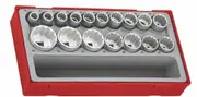 Teng TT1217 - Socket Set 17 Piece Metric 1/2" Drive