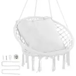VEVOR Hammock Swinging Chair Macram Hanging Chair with Cushion Indoor & Outdoor