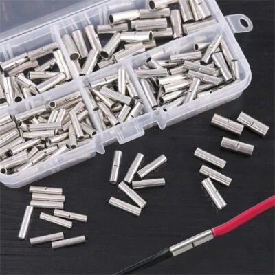 Brass Wire Butt Connector set Not Insulated Connector for Electrical Connection