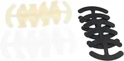 [STKARCV] 15pcs 3 Color Racer Back Bra Clips Cleavage Enhancer Buckle Bra Strap Holder(Multicolor Letter H)