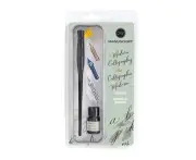 Manuscript Modern Letters Calligraphy Oblique Black Set Arts And Craft Drawing