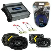 Fits Chevy Caprice 1991-1993 Speaker Upgrade Kicker DSC46 DSC693 & HA-A400.4 Amp