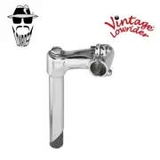ORIGINAL! VINTAGE LOWRIDER STEEL STEM 21.1MM OR 22.2MM W/ 2 BOLT KP-3 CHROME.