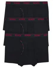 [Bonds] Trunk 3 Pack in Black