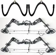 AUXPhome 2 Pack Wall Storage Display Rack - Bow Hanger Hooks Wall Holder - No Scratches - Hold up to 20 Lbs - Hold 2 Bows
