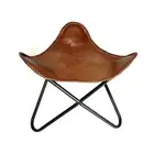 Indien Handmade Leather Indoor/Outdoor Comfortable Foot Stool (Ottoman) PL2-312