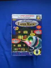 Star Shower Laser Magic Light Show Projector Halloween & Christmas image NEW