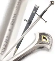 Anduril Epee Sword Decoration Medieval + Sheath, Anniversary gift, Gift for BF.