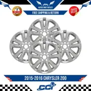 New 17" Wheel Skins Full Rim Covers Hub Caps Set of 4 For 2015-2016 Chrysler 200