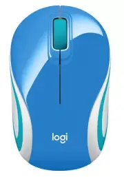 Logitech M187 Wireless Mini Mouse, Blue