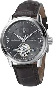 [Thomas Earnshaw] Regency Es-8003-02 – Analog – Watch Men – Automatic – Black Dial – Brown Leather Bracelet