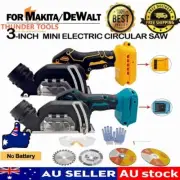 Thunder Tools 3Inch Mini Angle Grinder Cordless Electirc Circular Saw For Makita