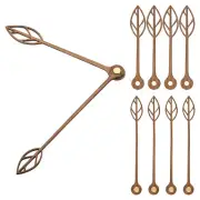 Clock Hands Kit, 5 Set Wooden Mechanism Clock Hand Parts for 14 Inch Clock, J1