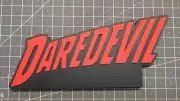 DareDevil (TV Show) Logo - 3D Printed Sign Stand