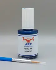For Ford Code KN KINETIC BLUE Auto Touch up Paint + Fine Tip Brush