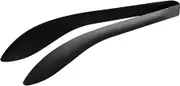 Oaks Raye Moritsuke Tongs, Black, Stainless Steel, Fluorine Treatment, Made in Japan