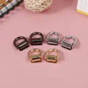 2Pcs D Ring Bag Side Clip Buckles Screw Handbag Chain Handles Connector Hangzh