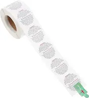 PLAFOPE 1Roll Candle Warning Labels Self Adhesive Safety Stickers for Candle Jars and Containers Labels Per Easy to Use and Apply High Visibility Design