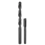 1pcs M8 x 0.75 Straight Flute Thread Tap 1pcs 7.2mm Drill Bit Black Oxide Set