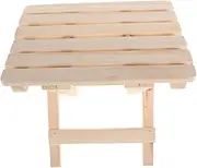 PartyKindom Folding Wooden Stool Foldable Step Stool Bench Bath Chair Collapsible Fishing Chair for Picnics Outdoor Camping Hiking Fishing and Family Gatherings