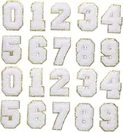 JEWEDECO 20Pcs Decorative Embroidered Patches for Clothing Repair Versatile Sewing Appliques for Hats Pillows and Sweaters Durable and Skin Friendly