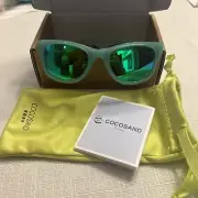 COCOSAND Baby Sunglasses Age 0-24 Months Mint Color Frame 100% UVA & UVB NIP