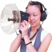 UpTo 300ft Long Range Parabolic Microphone Monocular Bionic Ear Nature Observing