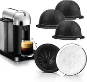 5Pcs Refillable Vertuo Capsule 230ml Reusable Vertuo Pods BPA-Free Reusable Vertuo Coffee Capsule Pod for Nespresso Vertuoline Machine