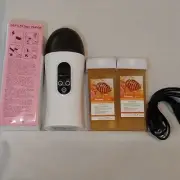 Roll on Wax Warmer Kit for Women's Hair Removal and Larger Areas -Digital Warmer