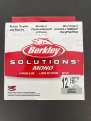 Berkley Solutions Mono Fishing Line 12 LB 250 YD 229m 5.4kg Green Mist BSSFS12