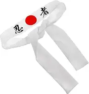 [Generic] Japanese Style Samurai Headband for Men Comfortable Karate Training Cheering Accessory Versatile for Parties Events Authentic Japanese Design Fits