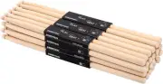 12 Pairs Drumsticks, Classic Maple 5B Oval Wood Tip Drum Sticks for Adults Ki...