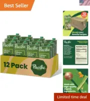 Organic Unsalted Chicken Stock, 32 oz Carton Pack of 12