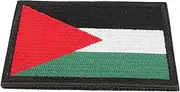 HOODANCOS Palestine Flag Embroidery Patch Armband Accessory Versatile Applique for Personal Style Easy Attachment to Various Surfaces Present for Patriotism and Identity Showcase
