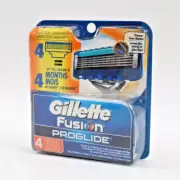4 Pack Total 16 Ct Gillette Fusion5 ProGlide Razor Blade Cartridges