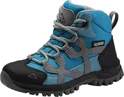[Mc Kinley] Unisex Santiago Pro Aquamax Trekking & Hiking Boots, Grey Anthracite Turquoise 903, 38 EU