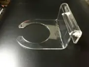 4" inch Pre Filter Sock Holder Mount Bracket, Acrylic made, aqaurium filter