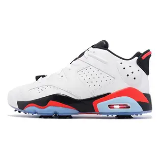 Nike 高爾夫球鞋 Jordan Retro 6 Golf 男鞋 黑 白 櫻木花道 鞋釘 復刻 氣墊 AJ6 DV1376-106