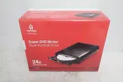 Iomega Super DVD Writer 24x Dual-Format USB 2.0 External Drive
