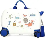 [Enso] Mr Crab Children's Suitcase, White, Children's Suitcase