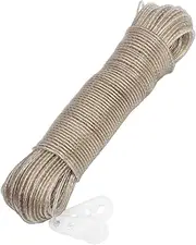 BESPORTBLE Heavy Duty Coated Clothesline Wire - 50m Strong Steel Core Clothes Line Cord for Outdoor Drying - Clothesline Wire for Garden Use