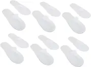 20Pairs Indoor Lightweight Slippers Unisex Disposable Shoes for Home Hotel Travel Salon Comfortable Guest Footwear for Parties and Stays