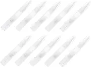 KAILIKETIY 10Pcs Empty Lip Makeup Pen Nail Polish Applicators for Gloss Oils and Perfume Lightweight Travel Friendly Versatile Makeup Tool for Easy Filling