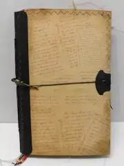 Junk Journal Handmade 52 Pages 9 x 6 Vintage Style Writing Cover