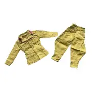 1/6 Scale Top Coat with Trousers Fashion Costume for 12in Doll Model Figures