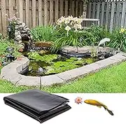 Quality Waterproof Liner - Black HDPE - Fish Pond Membrane 3x3m 4x4m 5x5m - for Garden Ponds, Water Features, Koi & Fish Pools(13mx13m/42.7ftx42.7ft)