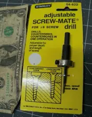 Stanley Screw-mate #8 Adjustable Boatbuilder VTG NOS Countersink Drill Bit RARE