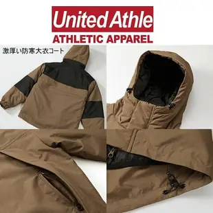 United Athle防寒加厚鋪棉大衣 outdoor拼接外套 機能夾克 UA雪衣
