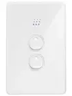 Beacon Lighting Powermesh 2 Gang Switch in White